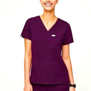 Figs deep purple set